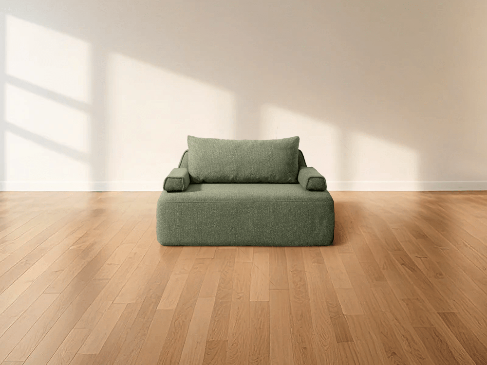 Cushie modular sleeper sofa in sofa mode