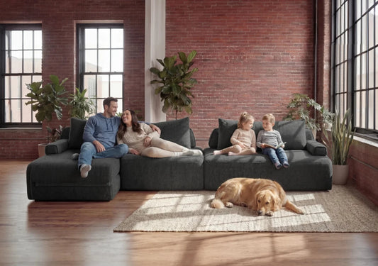 Cushie 4 Seater Sectional Sleeper Sofa w/Chaise - Cushie