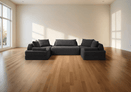 Cushie 6 Seater U Shaped Sectional Sleeper Sofa - Cushie