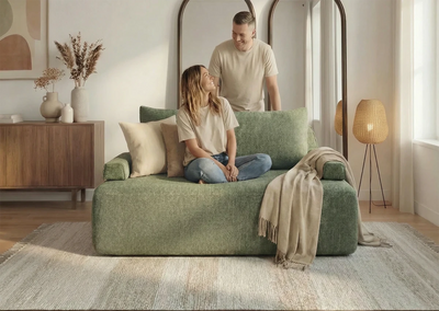 Cushie 2-Seater Modular Sleeper Sofa